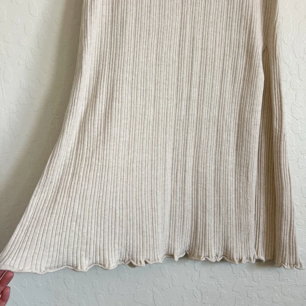 Anthropologie Daily Practice Tara Ribbed Knit Pull On Midi Sweater Skirt XL